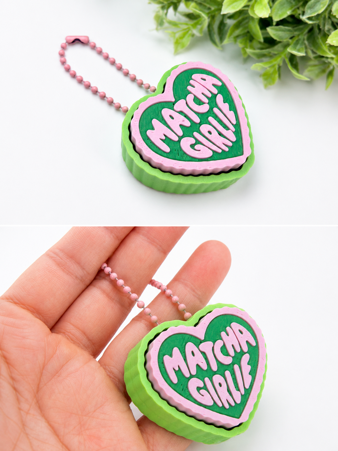 Matcha Girlie Clicker Keychain