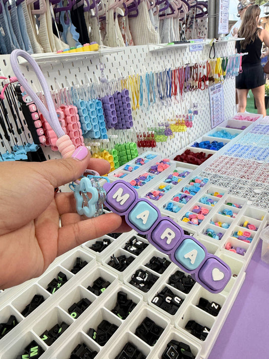 Personalized Cute Name Clickers Keychains